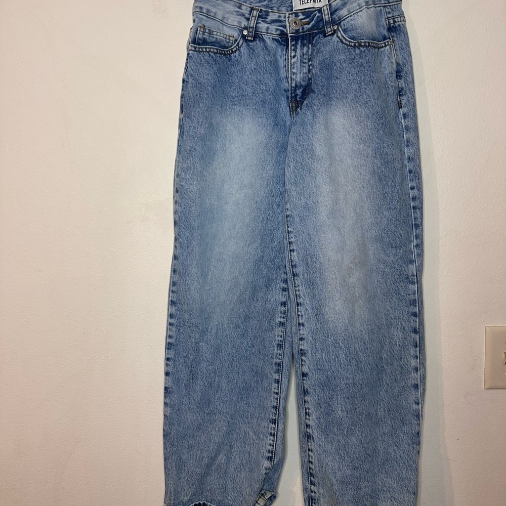 Classic Blue Straight Leg Jeans